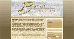 Desktop Screenshot of barrettfinancialltd.com